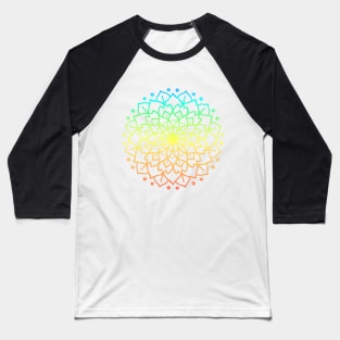 RAINBOW MANDALA Baseball T-Shirt